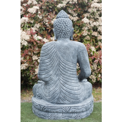 Grand Bouddha gris pour extérieur