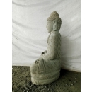 Bouddha de jardin assis en méditation