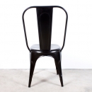 Chaise métal noir