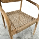 chaise 'Suzette' fibres synthétiques et teck