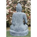 Grand Bouddha gris pour extérieur
