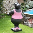 Grande statue hippopotame