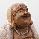 Happy Bouddha blanchi bois de suar