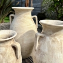 Jarre poterie terracotta beige