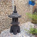 Lanterne japonaise en pierre de lave 80 cm Nikkõ