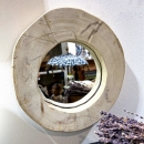 Miroir en bois de suar naturel Savana