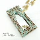Miroir indien ancien bois