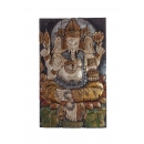 Panneau mural Ganesh multicolor