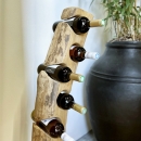 Porte bouteille en bois original