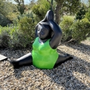 Sculpture contemporaine femme yoga