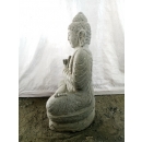 Sculpture jardin Bouddha en pierre