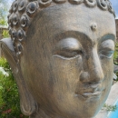 Sculpture tête de Bouddha