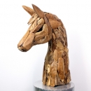 Sculpture tête de cheval