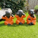 Set de 3 moines de la sagesse