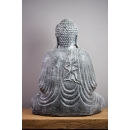 Statue Bouddha Dhyana mudra 55 cm gris