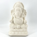 Statue de jardin Ganesh blanc