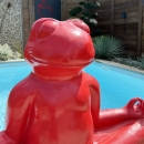 Statue de jardin grenouille zen