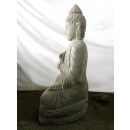 Statue en pierre Bouddha jardin zen