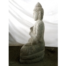 Statue en pierre Bouddha jardin zen