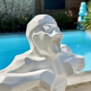 statue king kong low poly