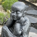 Statue Moine shaolin bienveillant