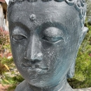 Statue Tête de Bouddha jardin