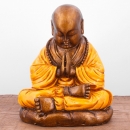 Statuette moine Shaolin en prière