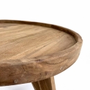 table basse ronde en teck