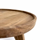 table basse ronde en teck