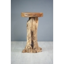 Tabouret en racine de teck