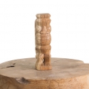 Tiki polynésien Mahina en bois de suar 20 cm