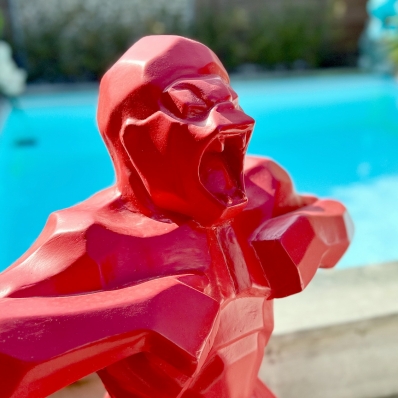 statue king kong low poly