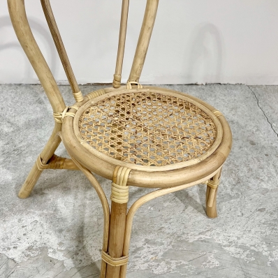 Chaise enfant en rotin naturel